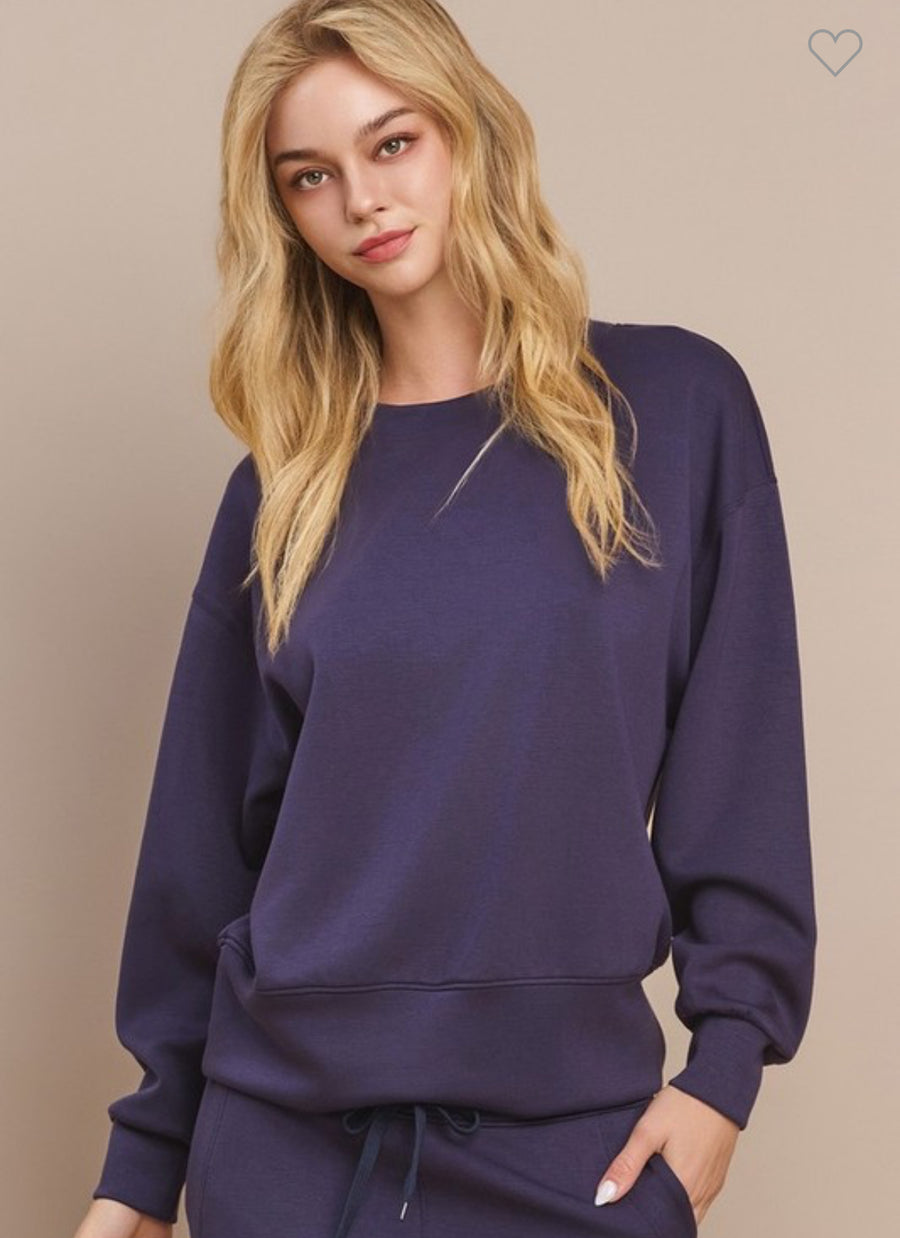 Navy Scuba Crewneck