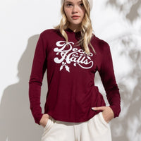 Deck The Halls Hooded Long Sleeve