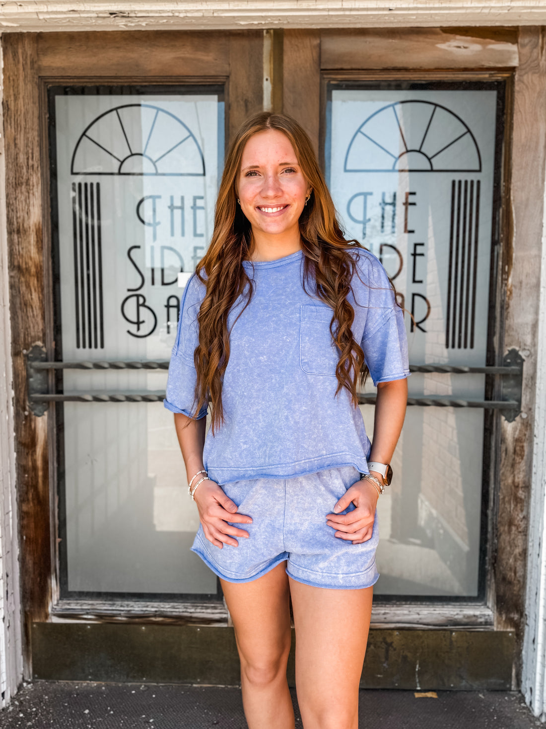 The Piper Periwinkle Top