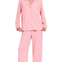 Yours Truly Pink Pajama Set