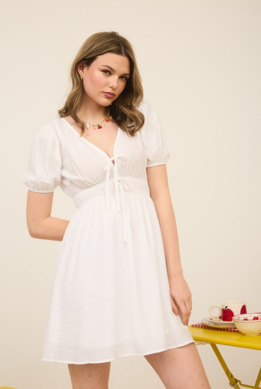 The Kloe White Dress