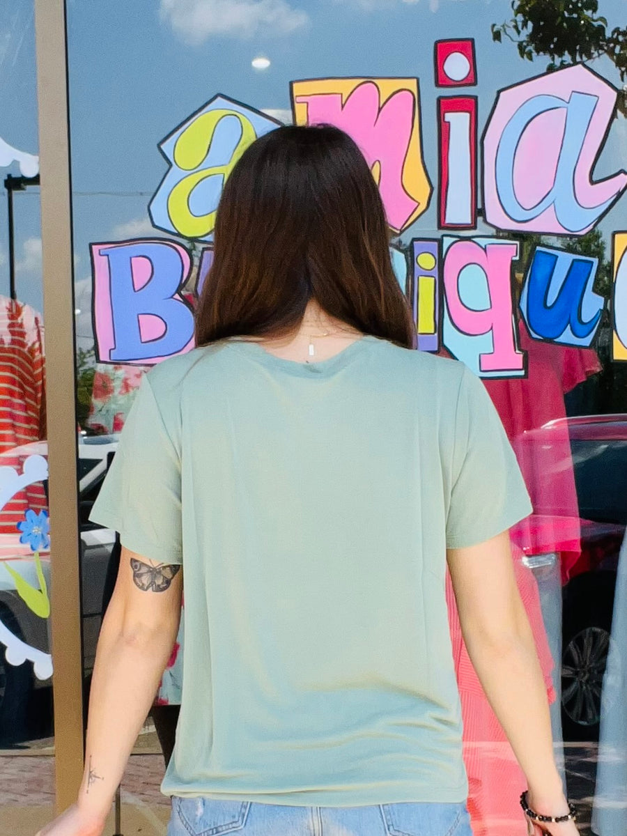 The Lainey Sage Basic Tee