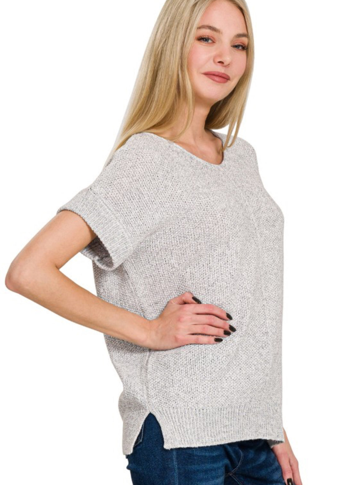 The Luna Short Sleeve Sweater