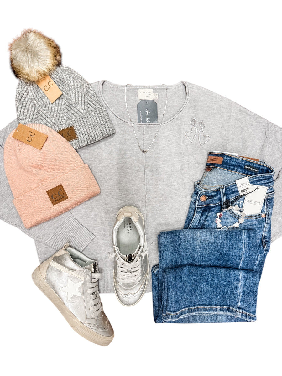 Dreamy H Grey Sweater