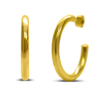 Isla Weightless 35mm Hoop Earrings