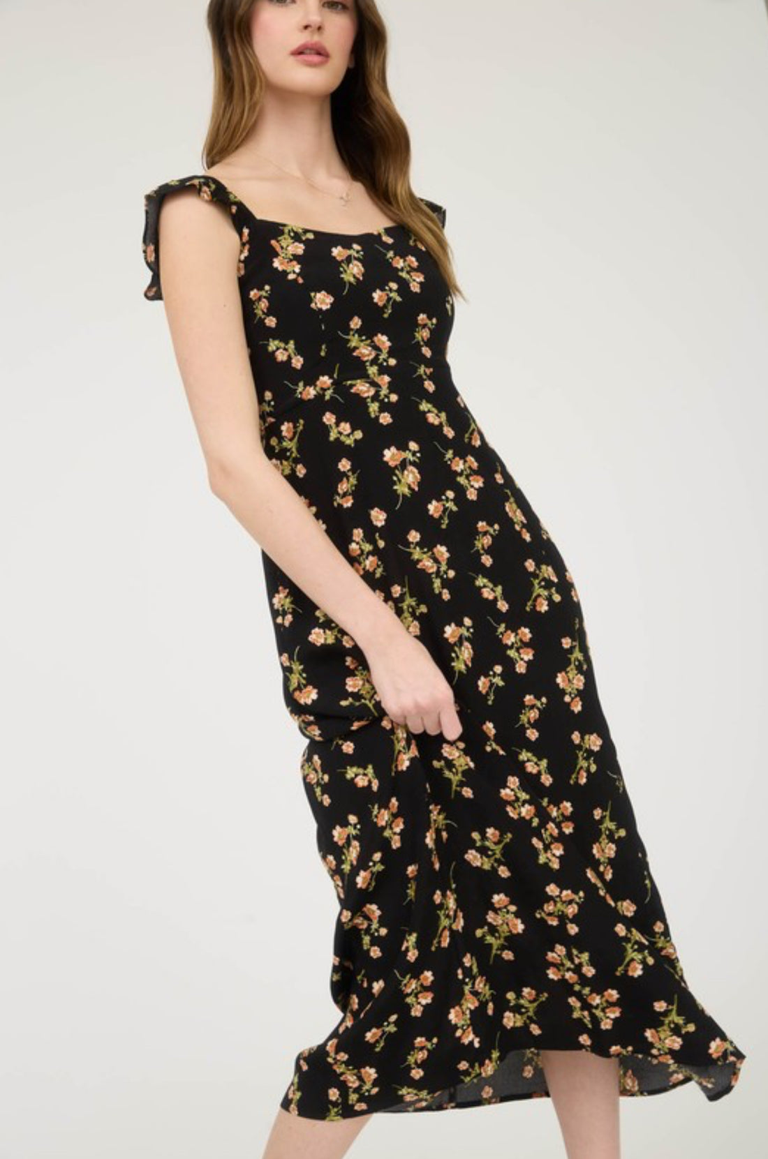 The Mika Floral Midi Dress