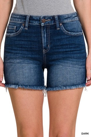 Zenana Medium Wash Jean Shorts