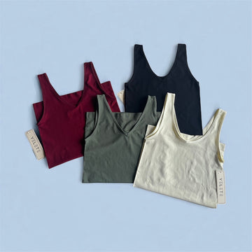 Neckline Seamless Tank OS