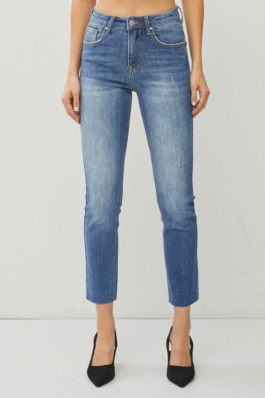 PLUS Risen High Rise Relaxed Skinny Jeans