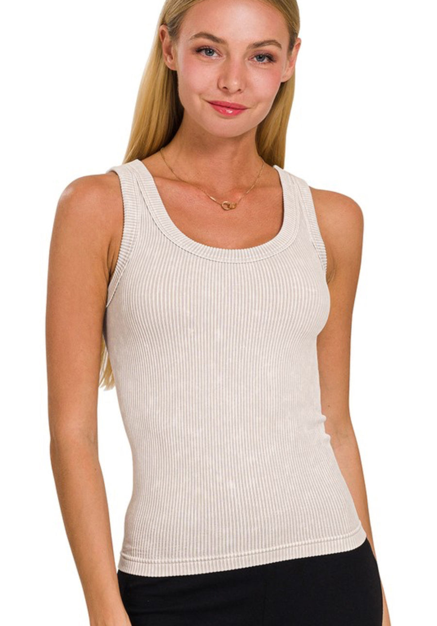 The Lili Ribbed Tank