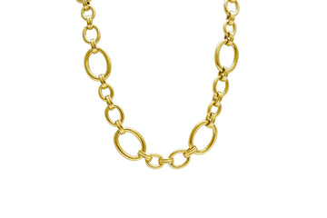 Isla Overly Oval Link Everyday Chain Necklace