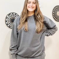 The Catlyn Grey Oversized Sweatshirt