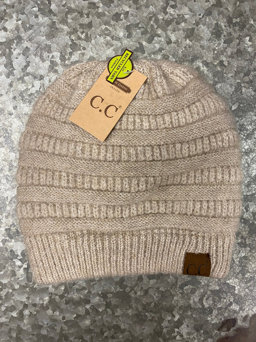 C.C. Lined Beanie
