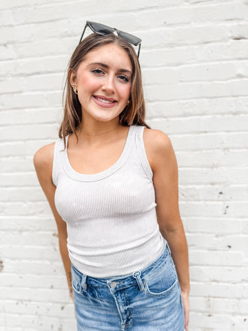 The Lili Ribbed Tank