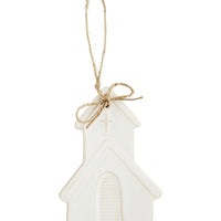 Mud Pie White Glazes Ornament