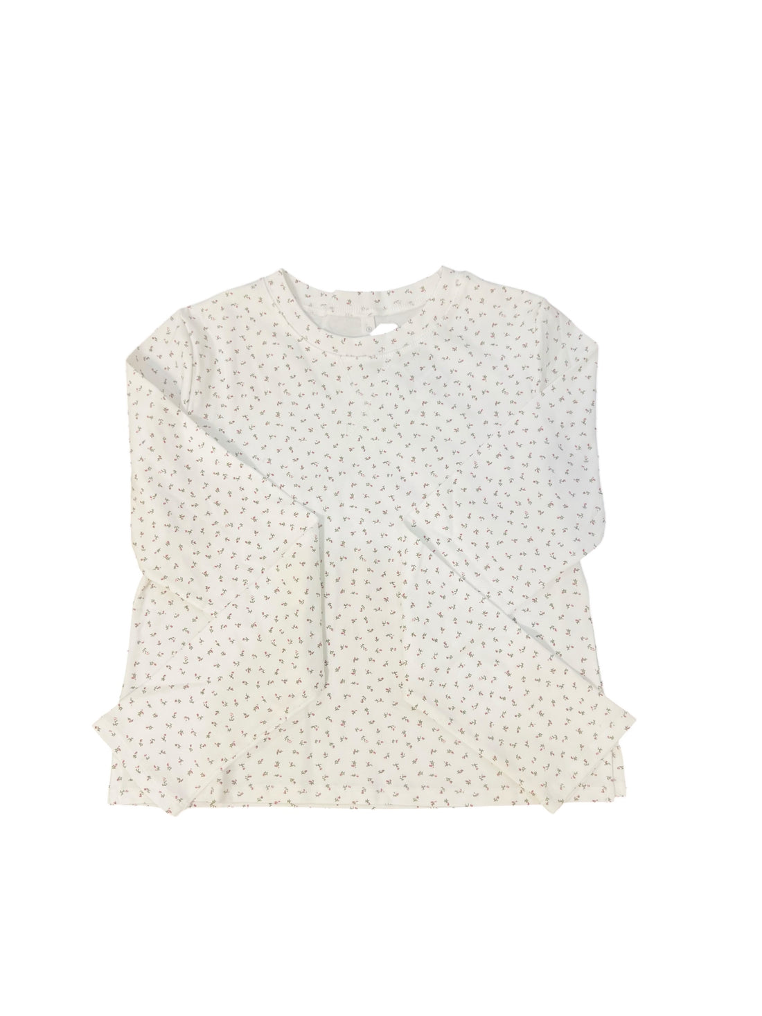 The Hazel Cream Ditsy Floral Knit Top