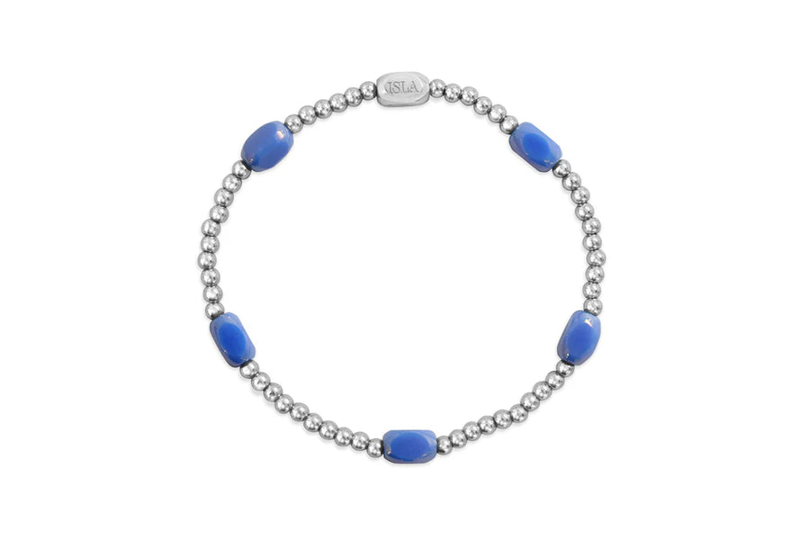 Isla Periwinkle Water Stretchy Bracelet