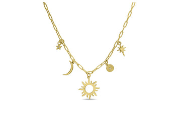 Dream Big. Sparkle More. Shine Bright. Charm Necklace