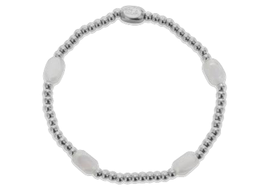 ISLA Here and There White Cap Stretch Bracelet