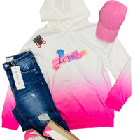 Lover Pink Ombre Hoodie