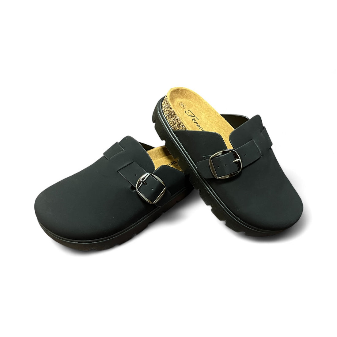 comfy black clog slip Ons