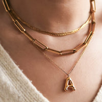 The Mia Initial Bubble Necklace