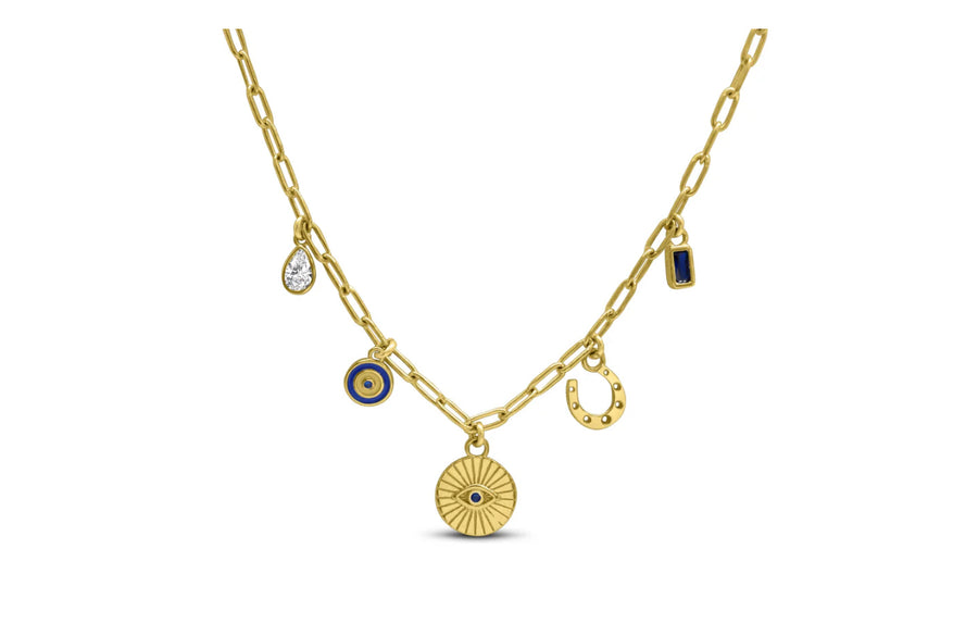 Protect Your Vibe. Charm Necklace