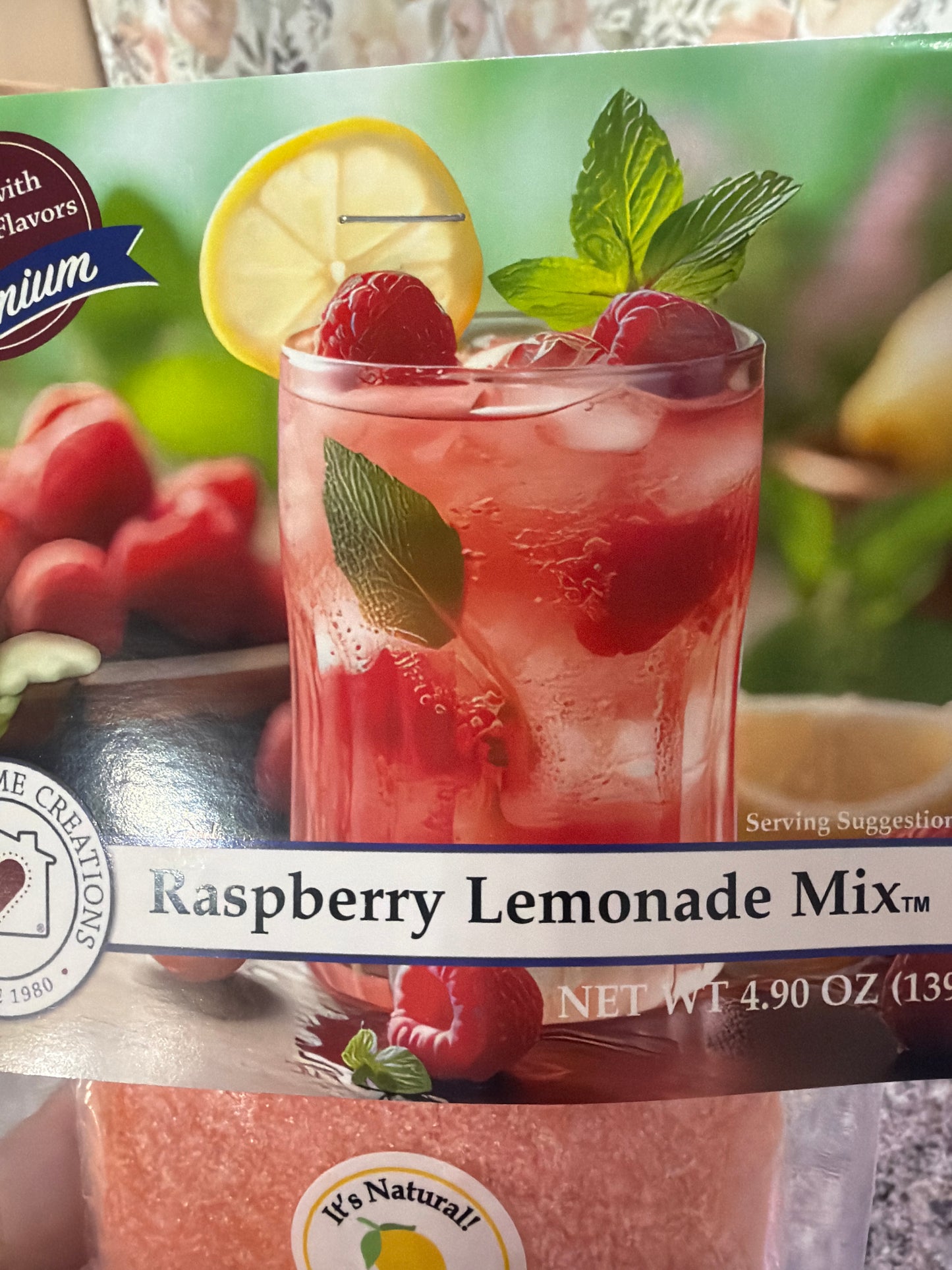 Raspberry Lemonade Mix