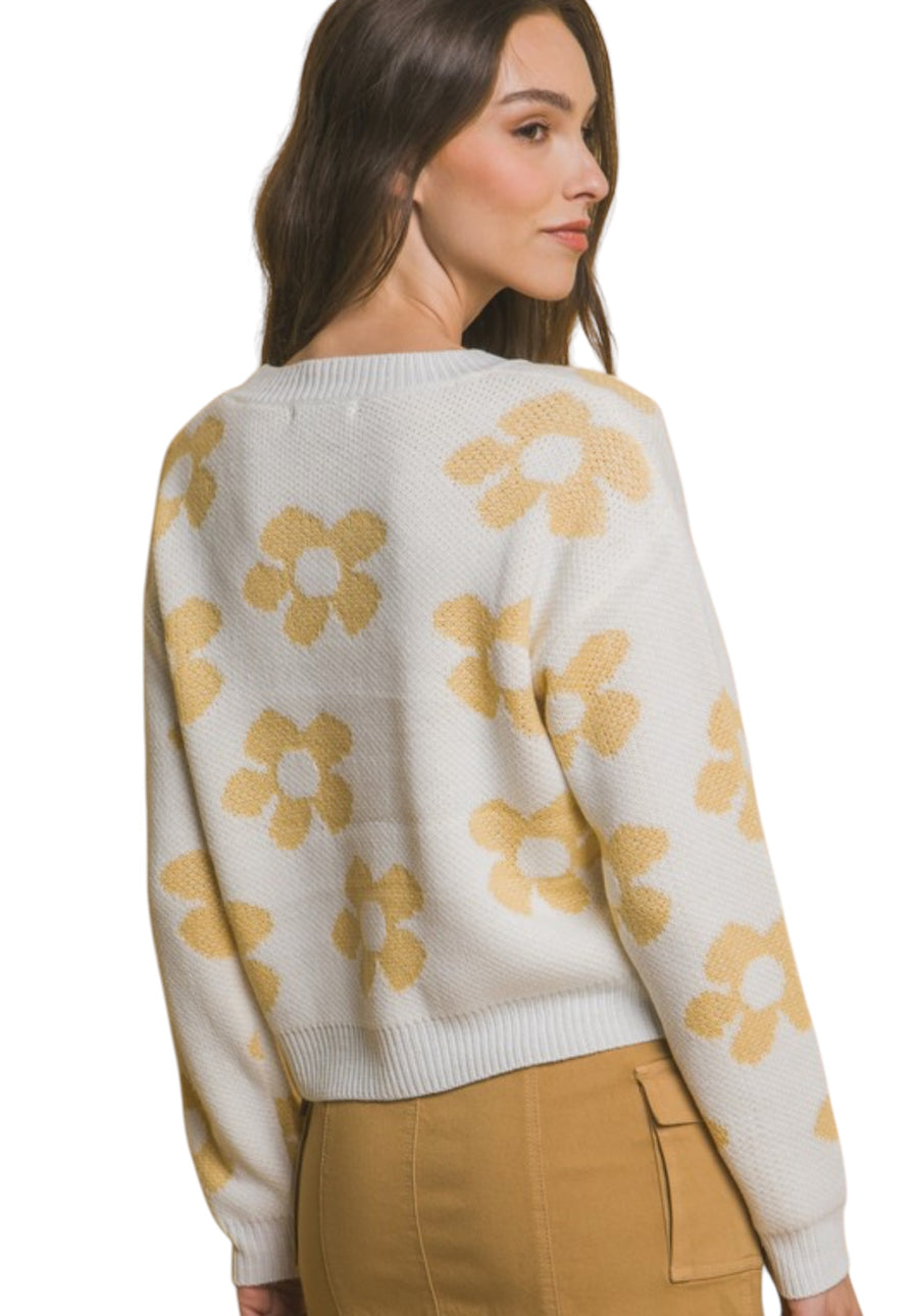 The Laura Floral Sweater