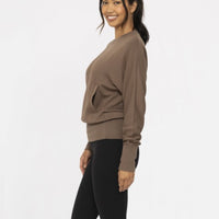 The Jamie Java Dolman Sleeve Crewneck