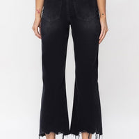 Vervet Black 90’s Vintage Crop Flare Jeans