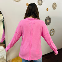 The Haley Candy Pink Sweater