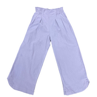KIDS The Lila Purple Flow Cinch Waist Gaucho Pants