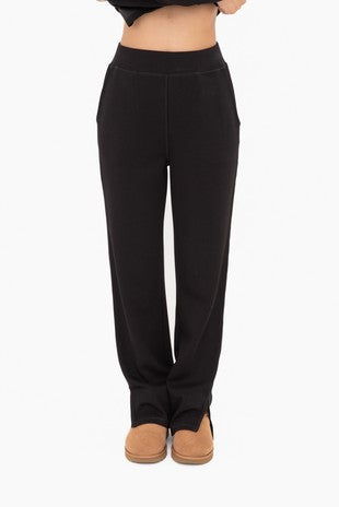 Mono B Elevated Wide Leg Lounge Pants