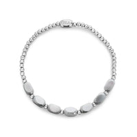 Isla Glacier Grey  Stretchy Bracelet