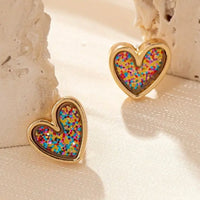 Mini Heart Stud Earrings