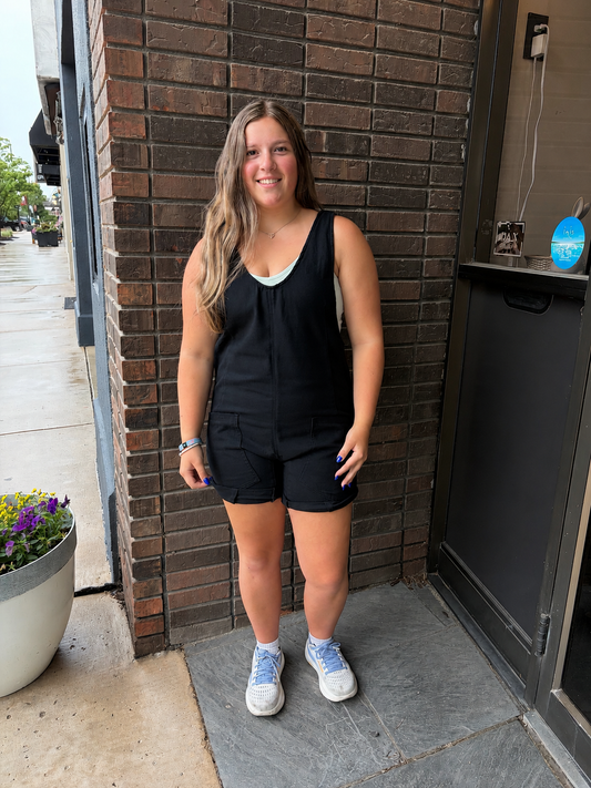 Relaxed Pocket Romper