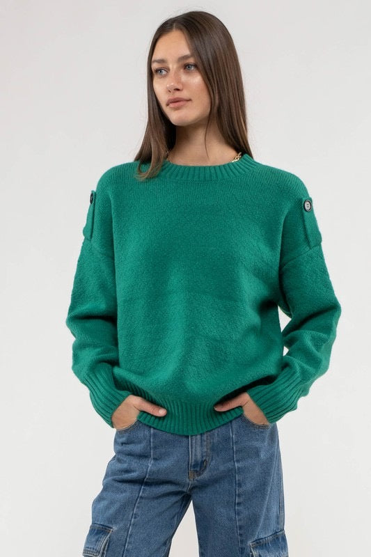 The Clarissa Green Sweater