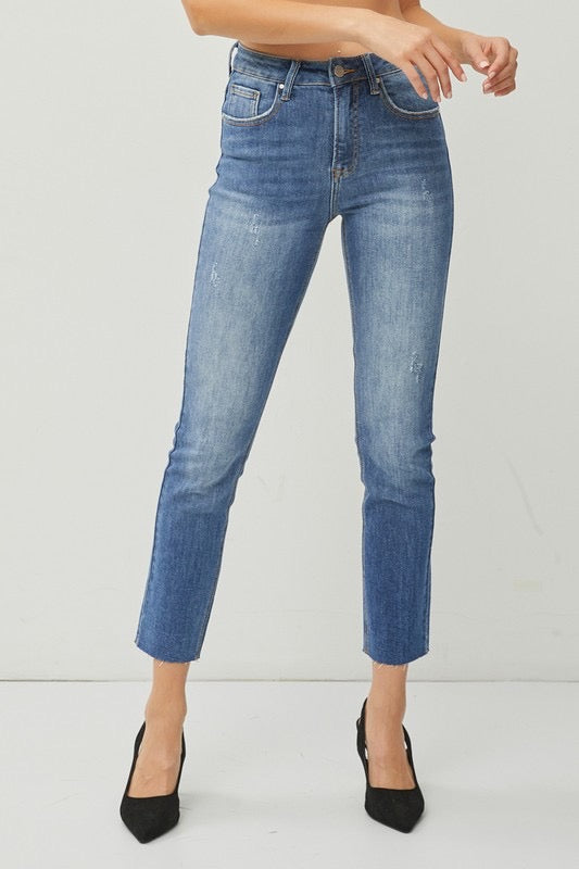 PLUS Risen High Rise Relaxed Skinny Jeans