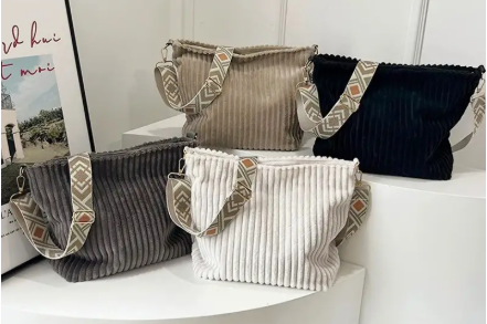 Corduroy Tote Bag