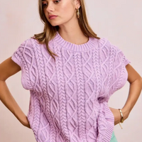 Cable Knit Pullover Sweater