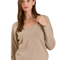 The Isabela Taupe Sweater