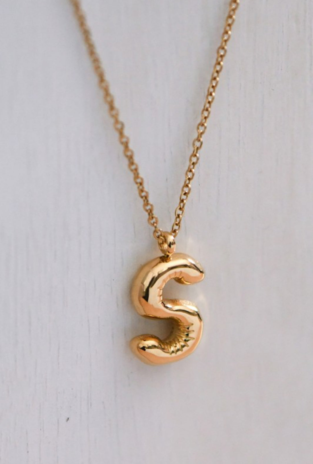 The Mia Initial Bubble Necklace