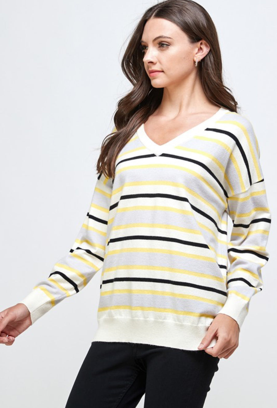 The Vicky V Neck Sweater