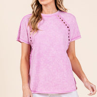 Berry Mineral Wash Tee