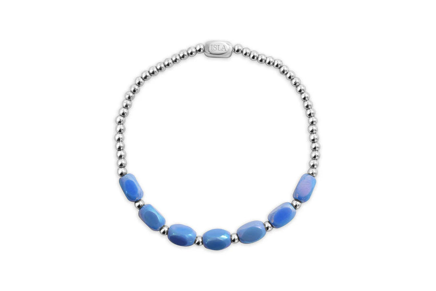 Isla Periwinkle Water Stretchy Bracelet