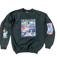 Youth The Eras Tour Black Crewneck with sleeve detail