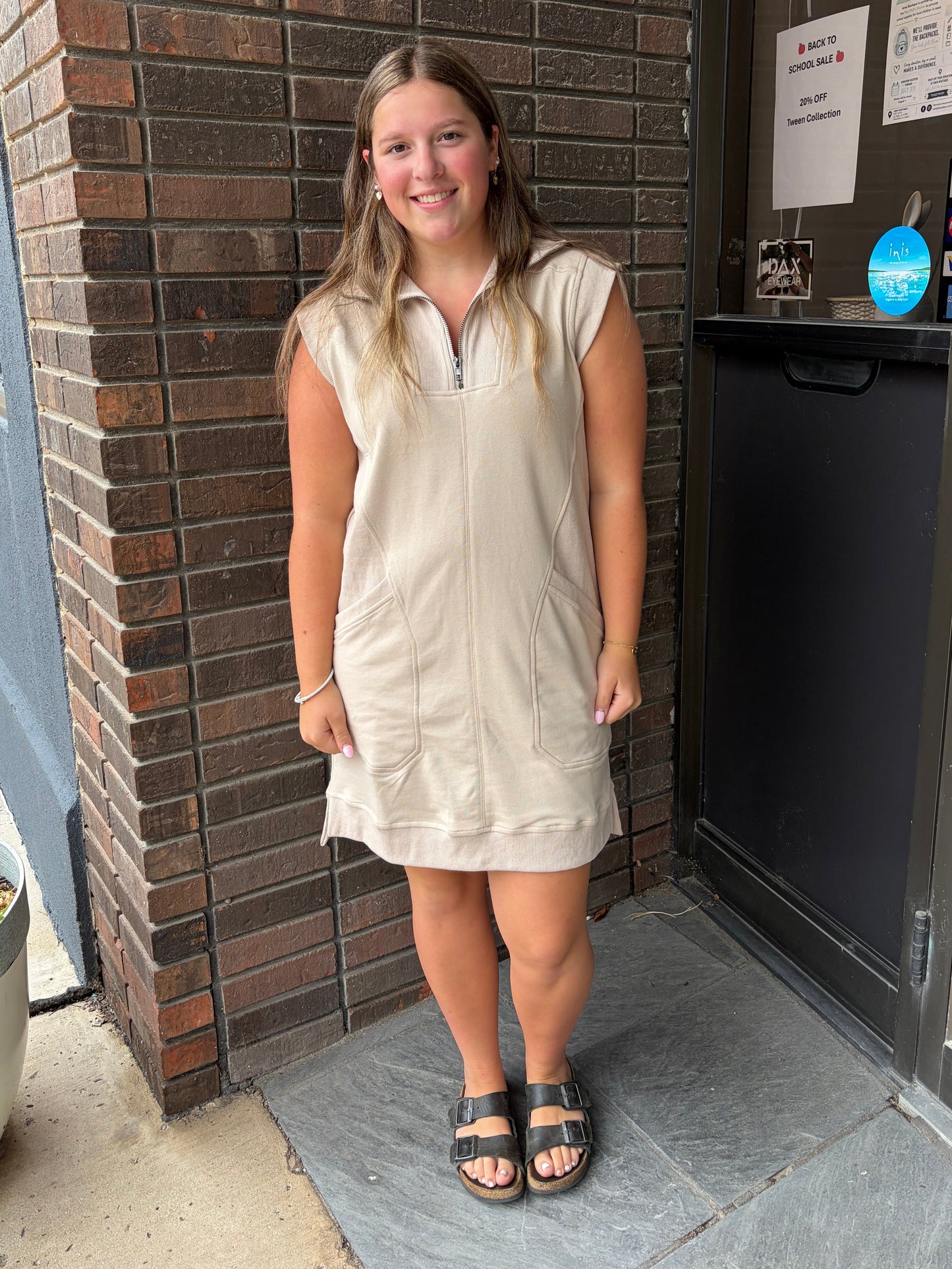 Harper Zip Mini Dress