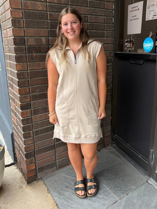 Harper Zip Mini Dress
