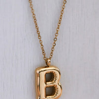 The Mia Initial Bubble Necklace